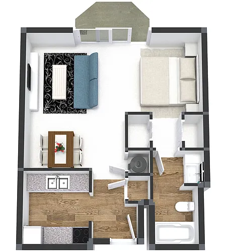 Floor plan Studio