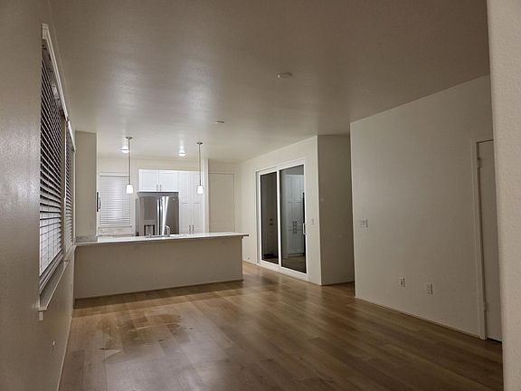 open concept kitchen living area