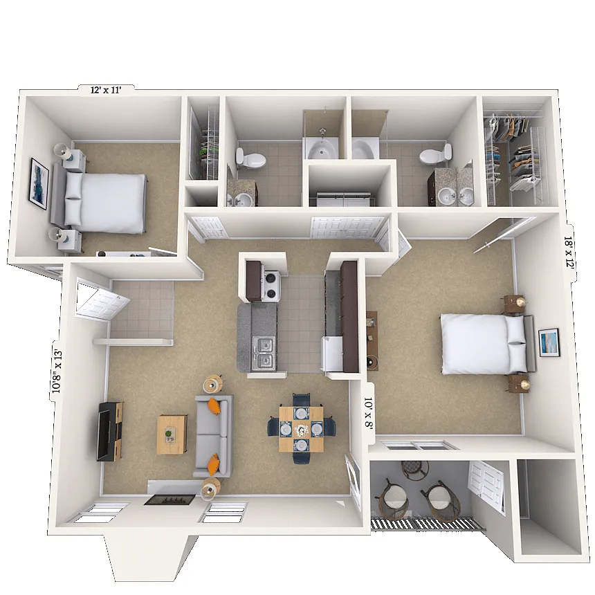 Floor plan The Colonial