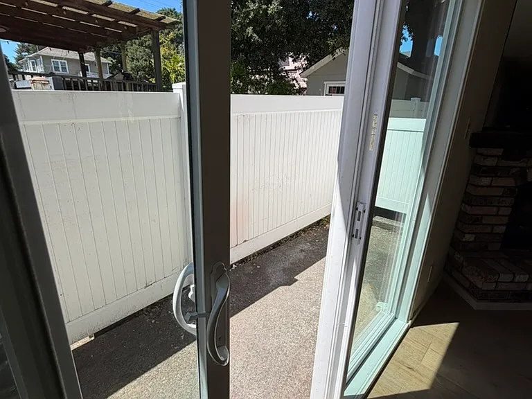 Balcony access from living room