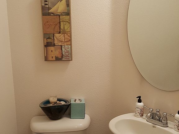 First floor powder room