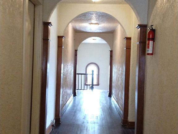 Building Hallway with Arches