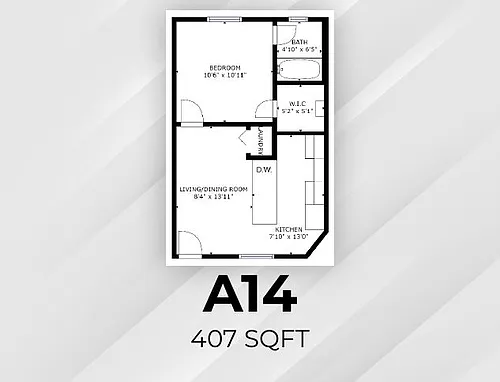 Floor plan A14