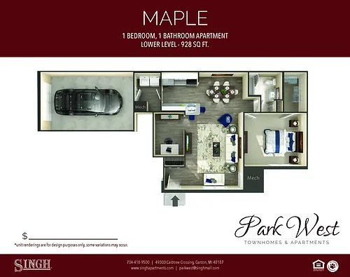 Floor plan Maple