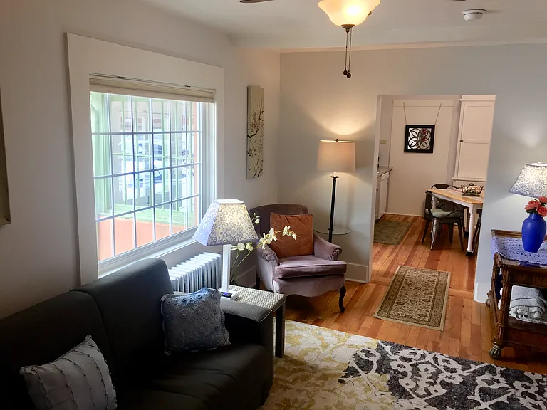 Living room with all furnishings included