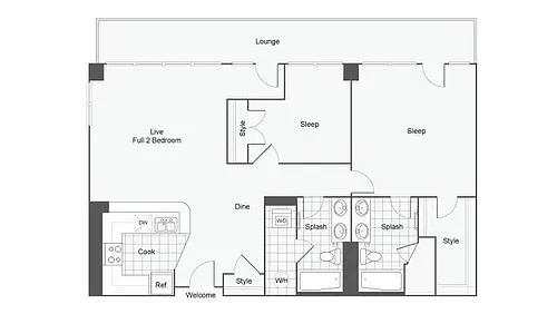 Floor plan The Bonaventure II