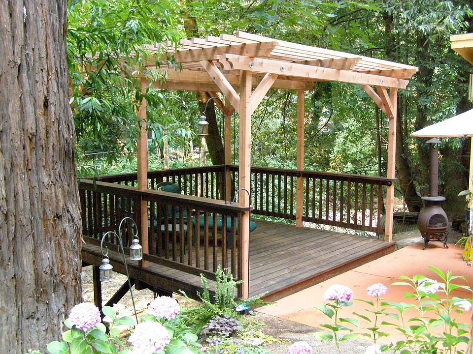 Deck over Hulbert Creek