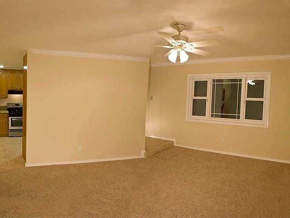 Big living room...entryway from the front door is on the right of center.