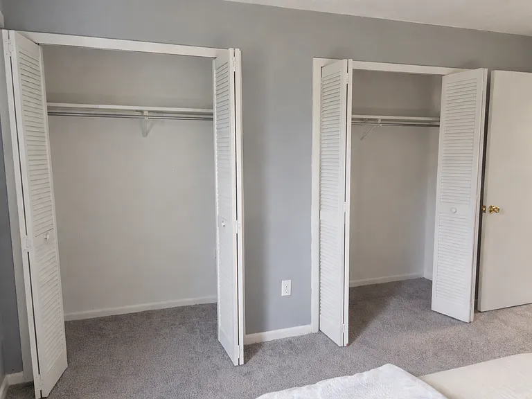 Main bedroom closets