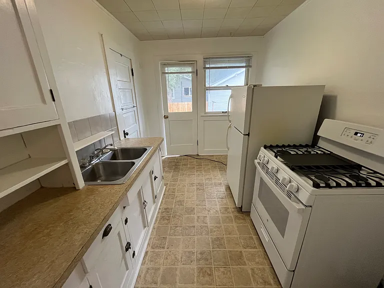 Kitchen from the living room