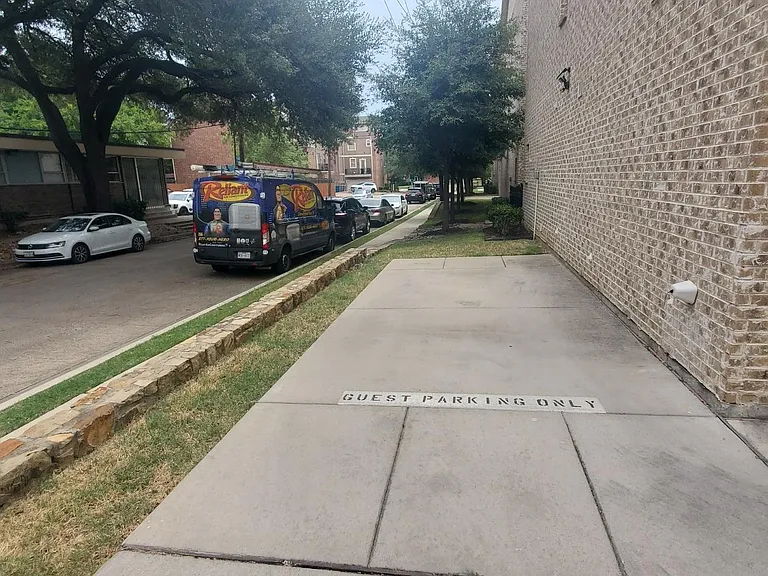 extra visitor parking spaces right next to our corner unit