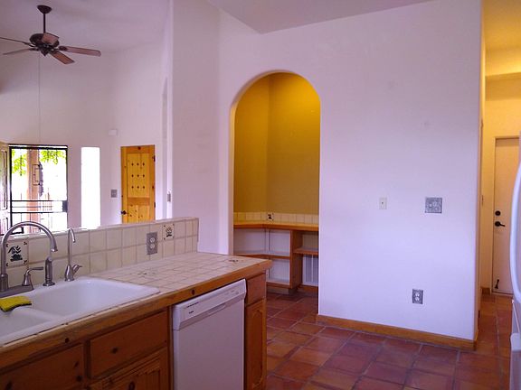 bar area w/elec off kitchen for tea, coffee, or your favorite drinks.