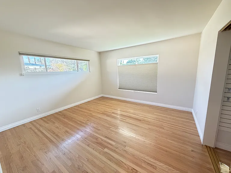 Bedroom 2 with organized closet
