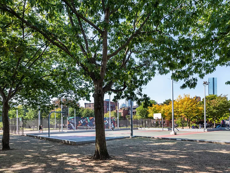 Home to multiple athletic courts and dog parks, Peters Park is less than half a mile away.