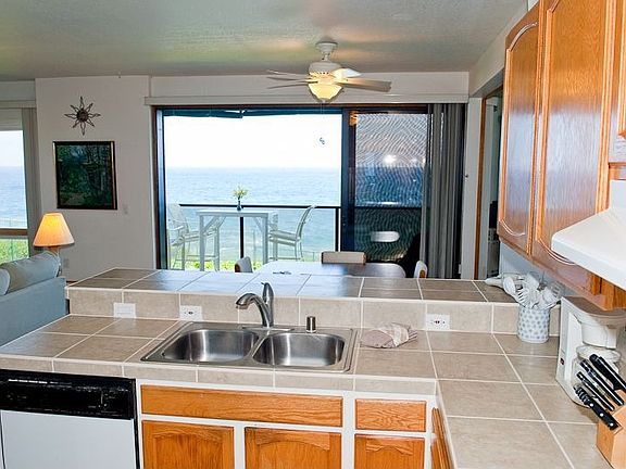 Kitchen with Pacific View