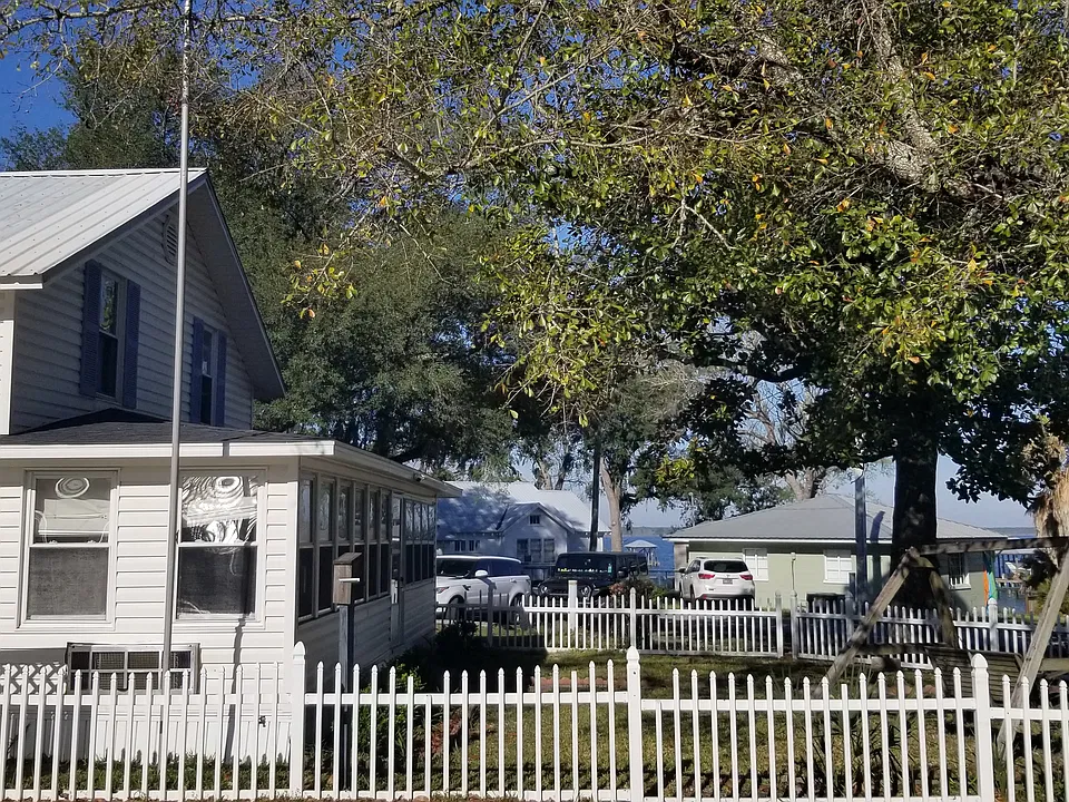From side road