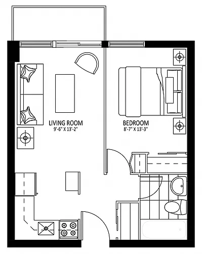 Floor plan 105