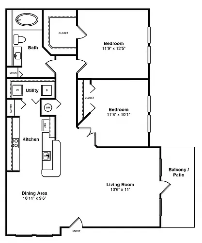 Floor plan The Milano