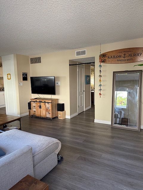 large tv and mirror