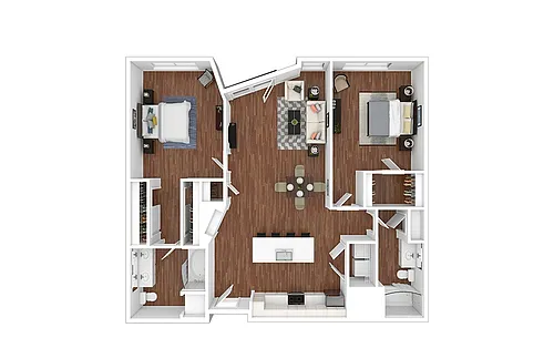 Floor plan Plum - Renovated