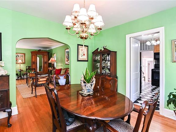 Lovely living and dining rooms perfectly situated between the kitchen and foyer