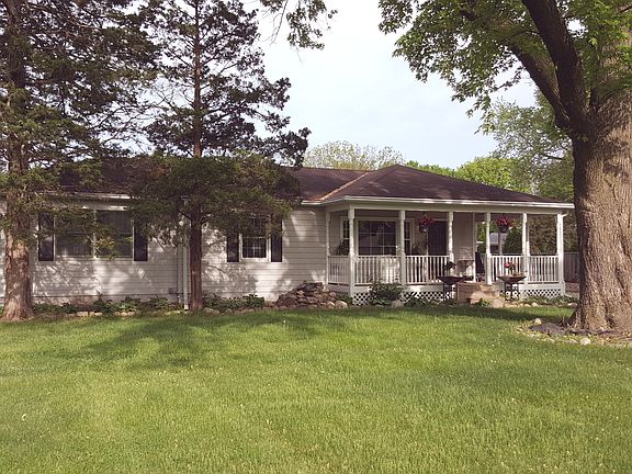 Home set back in Large Yard