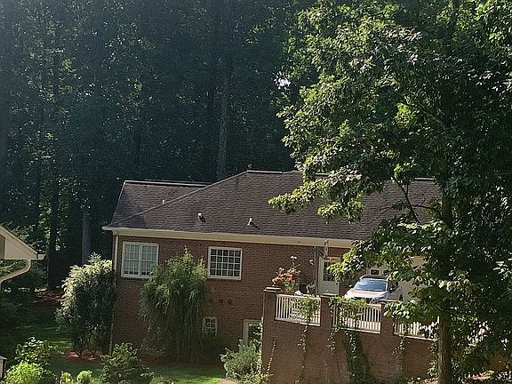 Side View from Manteo Drive 