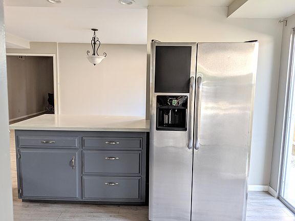 Stainless steel refrigerator included