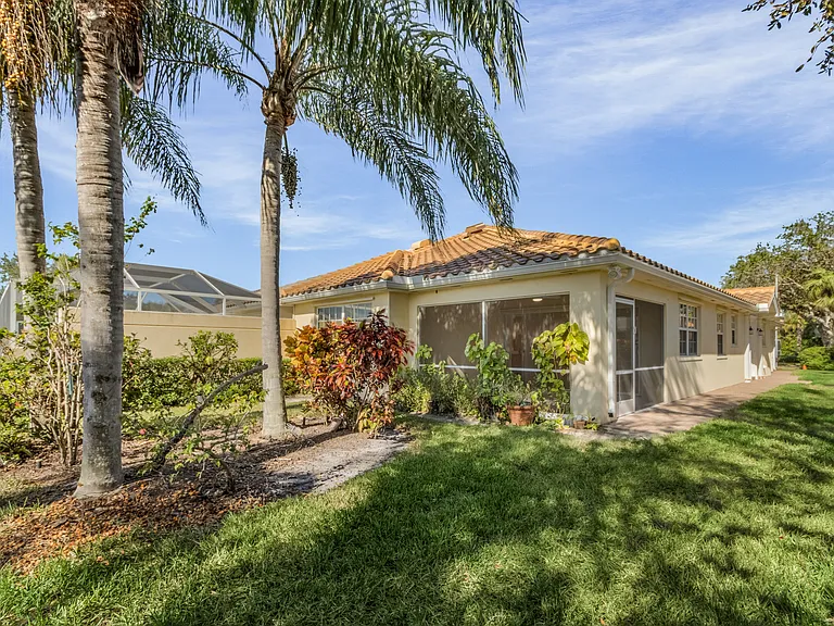 large private back yard