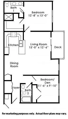 Floor plan Oak
