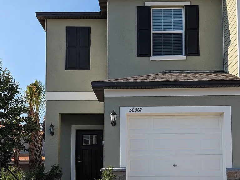 Front of the house. Corner Unit