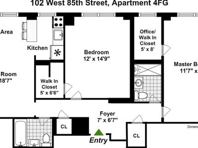 102 W 85th St #4FG, New York, NY, 10024