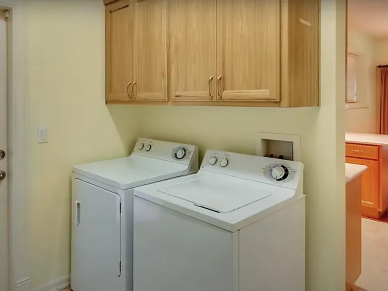 Full size washer and dryer included for your exclusive use