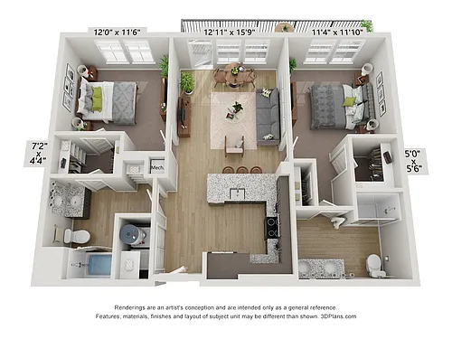 Floor plan B2 - Jasper