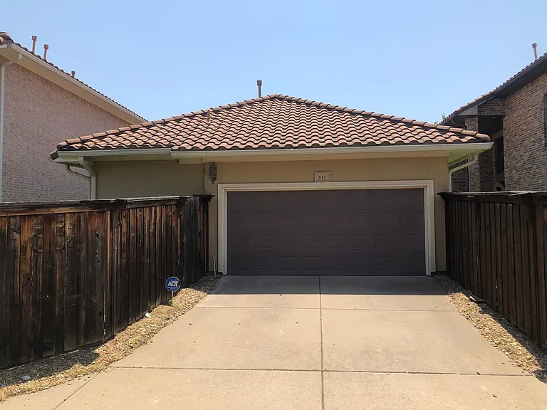 2 car garage with EV charger