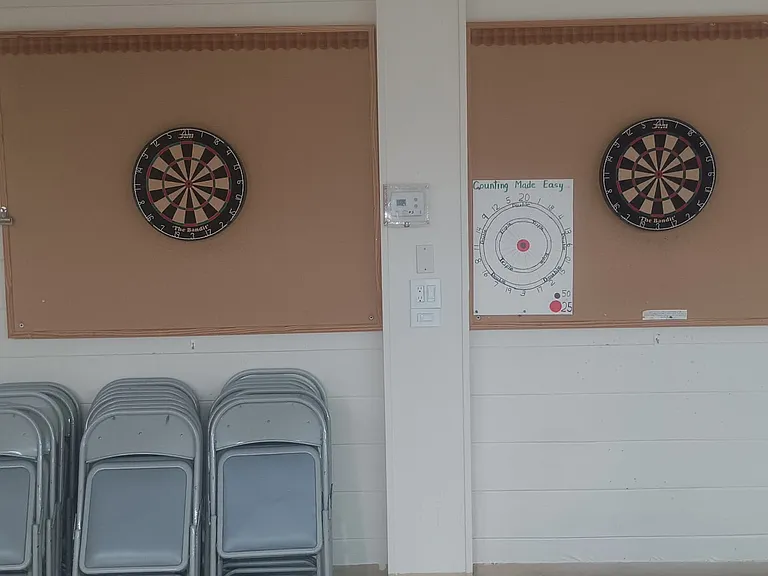 Dart Game in Club House