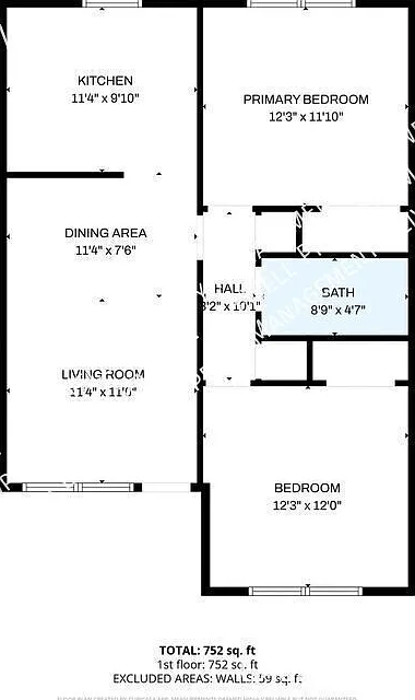 Section 8 Welcome - Remodeled 2BR/1BA, Central Air, W/D Hookups - One Month Free — Photo 3