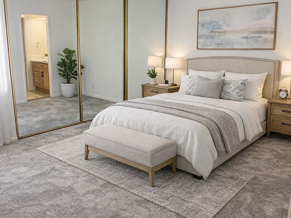 Master Bedroom - Staged