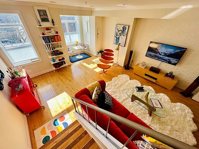 View from the loft area.