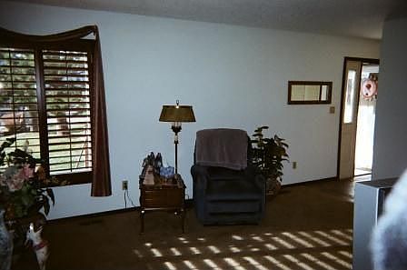 Bright Living Room with Mountain Views