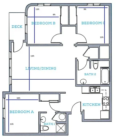 Floor plan 3X2