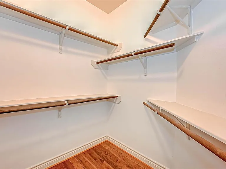 1st floor bedroom's walk-in closet