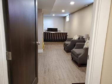 As you enter the apartment...