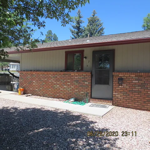 Front of apartment