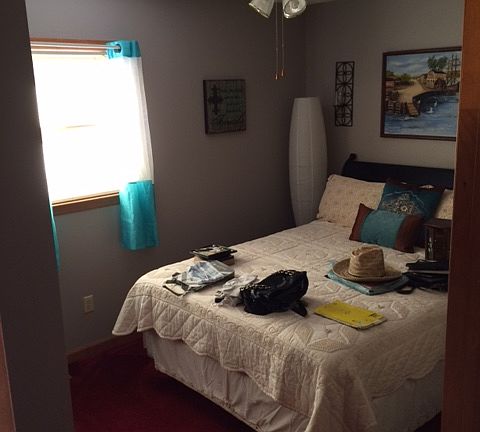 First bedroom, from Kitchen