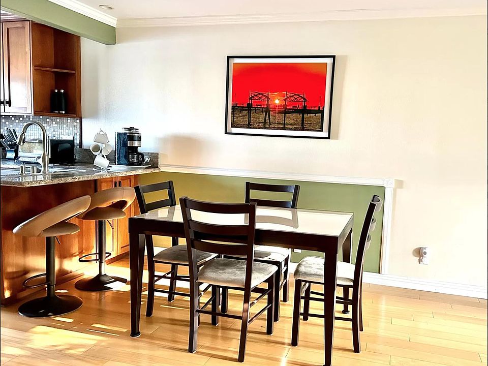 dining room / kitchen - view from the fireplace