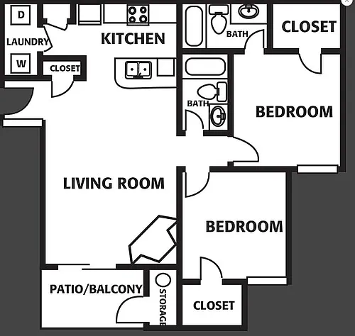 Floor plan 2ASUN
