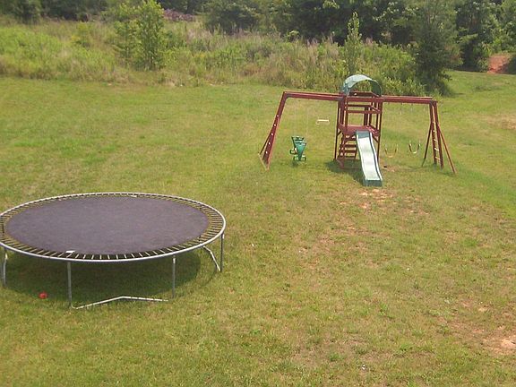 Large back yard
