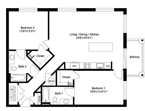 Floor plan B2