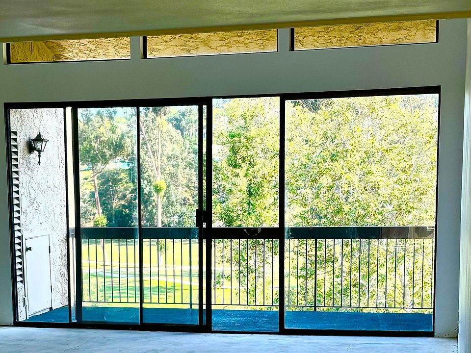 View from living room. New wood floor coming soon.